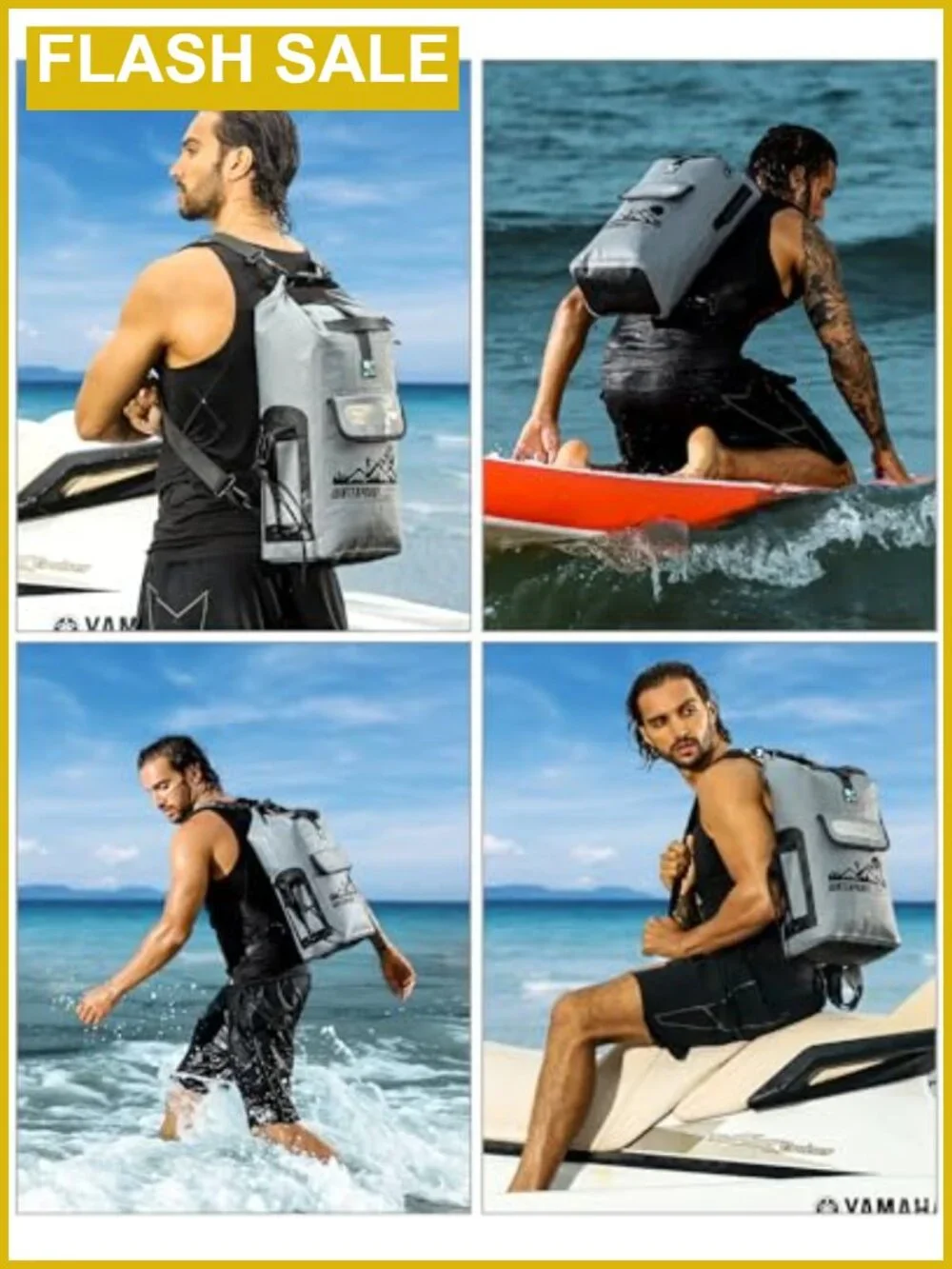 Waterproof Dry Bag Backpack 20L Floating Sack for Kayak Hiking